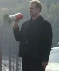 Gran Turismo David Harbour Black Cotton Jacket