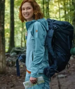 Happiness for Beginners Helen Carpenter Cotton Blue Jacket