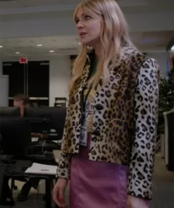 High Potential 2024 Morgan Gillory Leopard Print Coat