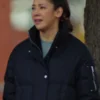 Hudson And Rex S07 Sarah Truong Black Puffer Coat