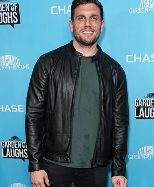 It’s Just Unfortunate Chris Distefano Black Leather Jacket