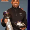 Jalen Hurts Super Bowl LIX 2025 MVP Breed Of One Black Jacket
