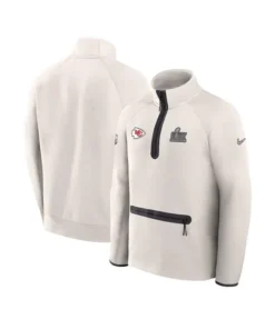 Kansas City Chiefs Super Bowl LIX Opening Night Tech White Jacket 