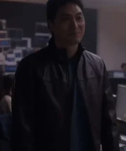 Kazunori Yamauchi Gran Turismo 2023 Takehiro Hira Black Leather Jacket For Sale