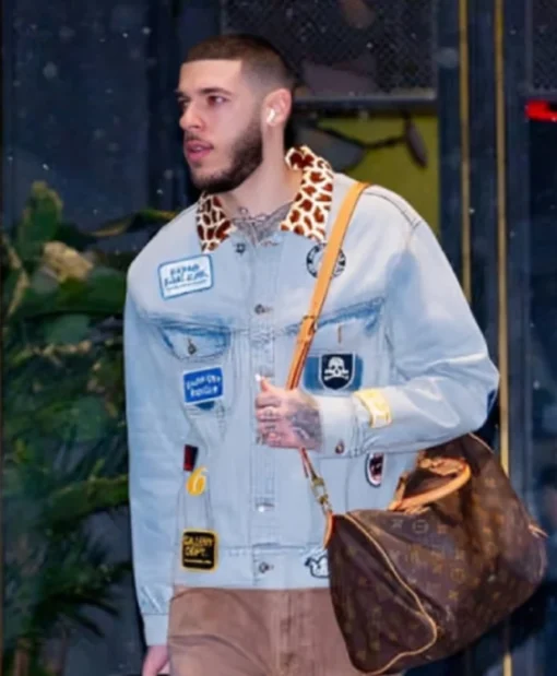 Lonzo Ball Blue Denim Jacket