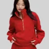 Lunar New Year Scuba Funnel-Neck Jacket