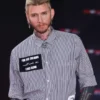 MGK F1 75 Live Show Black And White Stripe Shirt