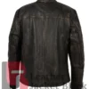 Men's David Distressed Leather Motorcycle Jacket