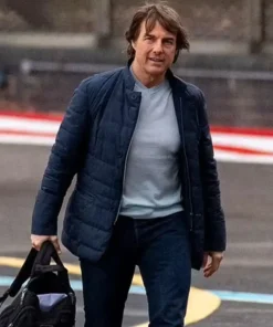 Mission Impossible 8 Ethan Hunt Blue Puffer Jacket