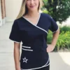 NFL Dallas Cowboys Navy Blue Scrub