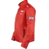 F1 Racing GB Hacket Aston Martin Jacket in Red