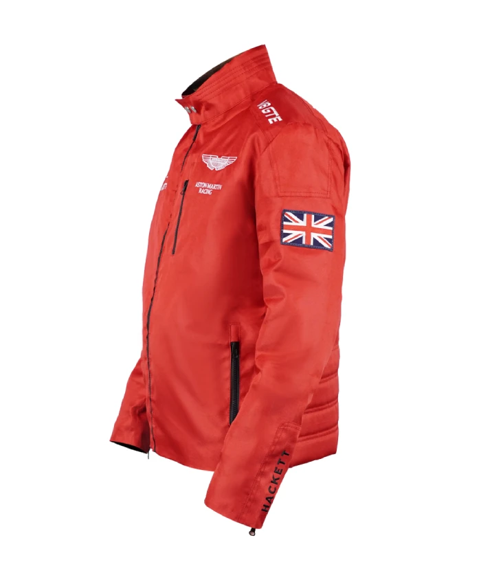 F1 Racing GB Hacket Aston Martin Jacket in Red