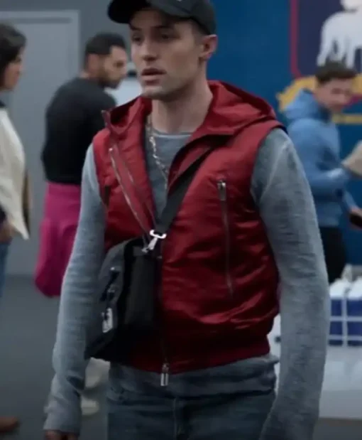 Phil Dunster Ted Lasso Season 2 Jamie Tartt Red Hooded Vest