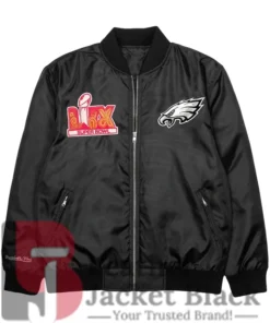 Philadelphia Eagles Mitchell And Ness Super Bowl LIX Champions Jacket