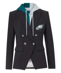 Philadelphia Eagles Veronica Beard Black Dickey Blazer