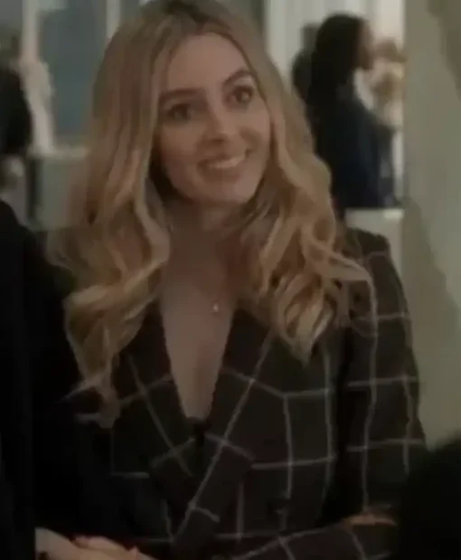 Ted Lasso S03 Bex Black Plaid Blazer