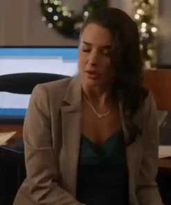 The Christmas Retreat 2022 Kim Jones Grey Blazer For Sale