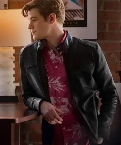 The Collective Sam Alexander Black Leather Jacket