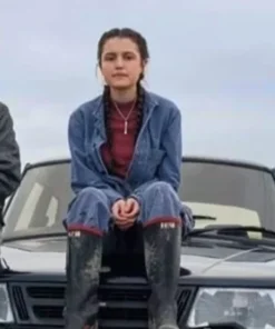 The Crow Girl Chloé Sweet Love Blue Jacket