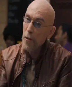 The Long Game 2025 Jackie Earle Haley Leather Jacket