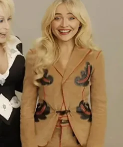 The Today Show 2025 Sabrina Carpenter Corduroy Blazer