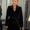 The Young And The Restless Nikki Newman Black Velvet Coat