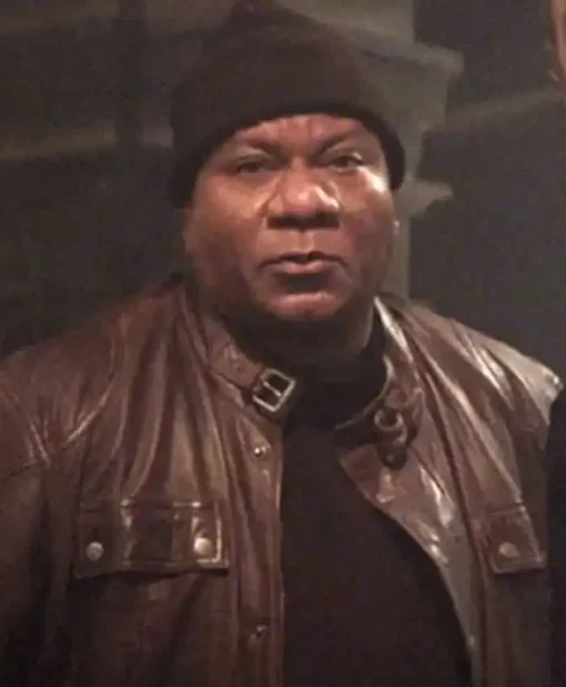 Ving Rhames Mission Impossible 7 Dead Reckoning Part One Luther Stickell Leather Jacket