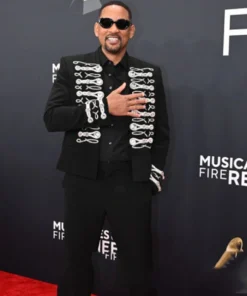 Will Smith 67th Annual Grammy Awards Military Black Jacket