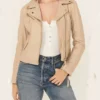 Women’s Leather Classic Biker Jacket