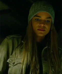 Another Life Elizabeth Faith Ludlow Green Cotton Jacket