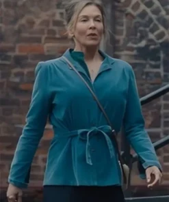 Bridget Jones Mad About The Boy 2025 Bridget’s Belt Blue Jacket