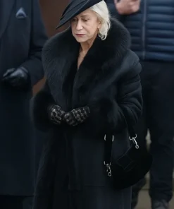 Buy MobLand 2025 Maeve Harrigan Black Fur Coat For Men