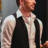 Buy Now John Movie Materialists 2025 Chris Evans Black Vest For Men And Women