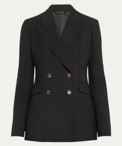 Buy Now Julianne Nicholson TV-Series Paradise Season 01 Samantha Double Breasted Black Blazer For Unisex