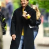 Buy Now Movie Materialists 2025 Pedro Pascal Black Wool Coat For Men And Women