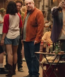 Buy Now Paul Giamatti TV-Series Black Mirror Season 07 Brown Cotton Jacket For Unisex