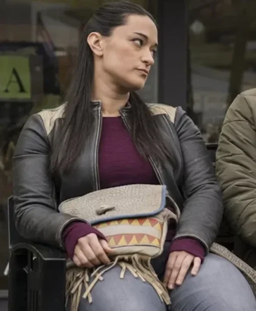 Buy Now Sara Tomko TV-Series Resident Alien Asta Twelvetrees Black Leather Jacket For Unisex