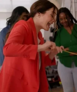 Buy Now The Royal We 2025 Mallory Jansen Red Blazer For Men And Women