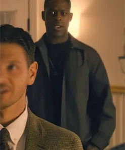 Buy Now Xavier Collins TV-Series Paradise 2025 Sterling K. Brown Grey Cotton Jacket For Unisex