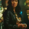 Fight Or Flight 2025 Sarah Lam Black Leather Jacket