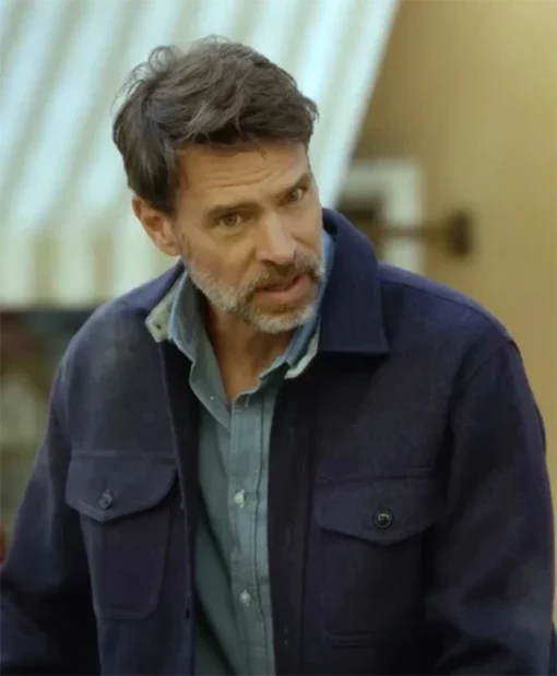 La Dolce Villa 2025 Scott Foley Navy Blue Jacket