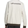 Los Angeles FC White Track Jacket Back