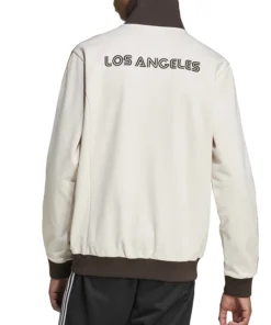 Los Angeles FC White Track Jacket Back