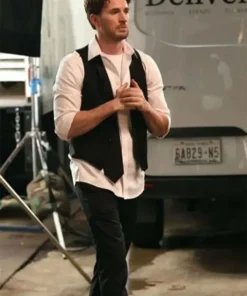 Materialists 2025 Chris Evans Black Vest