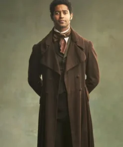 Miss Austen S01 Alfred Enoch Brown Trench Coat