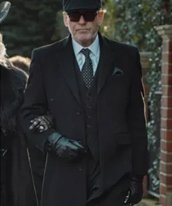 MobLand 2025 Conrad Harrigan Black Coat