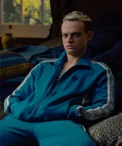 MobLand 2025 Eddie Harrigan Blue Track Jacket