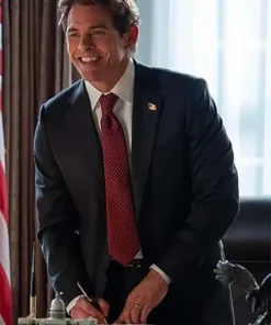 Paradise 2025 James Marsden Black Suit