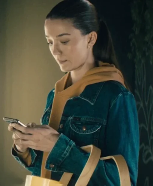 Paradise S01 Nicole Brydon Bloom Blue Denim Jacket