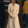 Paradise S01 Sarah Shahi White Trench Coat